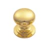 Carlisle Brass Fingertip Victorian Cupboard Knob Polished Brass