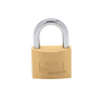 Burg-Wachter Magno 400 E 50mm Brass Padlock with 80mm Long Shackle - Keyed Alike Z1 Suite
