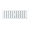 MAP Adjustable Vent with Fixed Flyscreen - White Plastic - 9x3