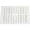 MAP Adjustable Vent with Fixed Flyscreen - White Plastic - 9x6