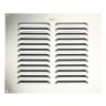 MAP Louvred Aluminium Vent - Satin Anodised Silver - 12x12