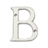 Carlisle Brass Door Letter Face Fix 'B' Satin Chrome