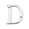 Carlisle Brass Door Letter Face Fix 'D' Polished Chrome