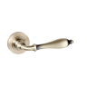 Old English Wrexham Lever on Round Rose Matt Antique Brass