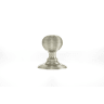 Old English Ripon Solid Brass Reeded Mortice Knob on Concealed Fix Rose Satin Nickel