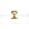 Old English Harrogate Solid Brass Mushroom Mortice Knob on Concealed Fix Rose Antique Brass
