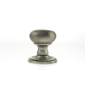 Old English Harrogate Solid Brass Mushroom Mortice Knob on Concealed Fix Rose Matt Gun Metal
