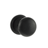 Old English Harrogate Solid Brass Mushroom Mortice Knob on Concealed Fix Rose Matt Black
