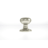 Old English Harrogate Solid Brass Mushroom Mortice Knob on Concealed Fix Rose Satin Nickel
