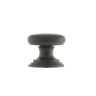 Old English Lincoln Solid Brass Victorian Cabinet Knob on Concealed Fix 32mm Urban Dark Bronze