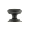 Old English Lincoln Solid Brass Victorian Cabinet Knob on Concealed Fix 38mm Antique Copper