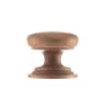 Old English Lincoln Solid Brass Victorian Cabinet Knob on Concealed Fix 38mm Urban Satin Copper