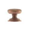 Old English Lincoln Solid Brass Victorian Cabinet Knob on Concealed Fix 38mm Urban Satin Copper