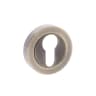 Old English Euro Escutcheon Antique Brass
