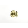 Old English Solid Brass Oval Turn & Release Polished Brass