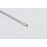 Rothley Silver Anodised Aluminium Regular Round Tube 1m x 12 x 1m