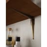 Rothley London Pattern Shelf Bracket 150 x 125mm Antique Brass
