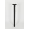 Rothley Baroque Worktop Support Table Leg 60 x 870mm Matt Black