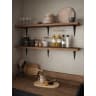 Rothley London Pattern Shelf Bracket 300 x 250mm Matt Black