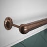 Rothley End Bracket 25mm Antique Copper