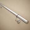 Rothley Brushed Stainless Steel Handrail Kit 3.6m