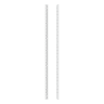 Rothley Baroque Twin Slot Wall Upright Antibacterial 710mm White
