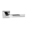 Status Kansas Lever on Square Rose Polished Chrome
