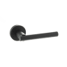 Status Nebraska Lever on Round Rose Matt Black