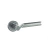 Status Hawaii Lever on Round Rose Satin Chrome/Polished Chrome