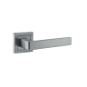 Status Montana Designer Lever on S4 Square Rose Satin Chrome
