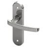Serozzetta Arc Lever Latch on Backplate Polished Chrome