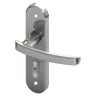 Serozzetta Arc Bathroom Door Lever Polished Chrome