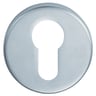 Serozzetta Euro Escutcheon Satin Chrome