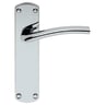 Serozzetta Cuatro Lever Latch on Backplate Polished Chrome