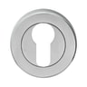 Serozzetta Euro Escutcheon 50mm Satin Chrome