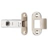 Eurospec Radius Strike and for end Tubular Latch 64mm Nickel Plated