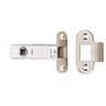 Eurospec Radius Strike and for end Tubular Latch 76mm Nickel Plated
