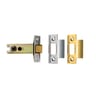 Eurospec Easi-T Heavy Sprung Tubular Latch 76mm Electro Brassed/Satin Stainless Steel