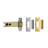 Eurospec Easi-T Heavy Sprung Tubular Latch 102mm Electro Brassed/Satin Stainless Steel