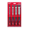 Milwaukee Beveled Edge Chisel Set 4-Piece