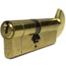 Hi-Sec Anti Snap Bump Euro Cylin & Turn 70mm Brass 30T-10-30