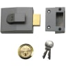 Yale 82 Dead Bolt Nightlatch 60mm W Dark Metallic Grey