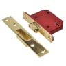 Union 2100 BS StrongBOLT 5 Lever Deadlock 68mm Satin Brass