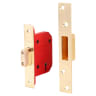 Union 2100 BS StrongBOLT 5 Lever Deadlock 68mm Satin Brass