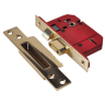 Union 2200 StrongBOLT 5 Lever Sash Lock 81mm Satin Brass