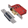 Union StrongBOLT Mortice Bathroom Lock 68mm Satin Stainless Steel