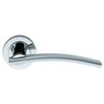 Serozzetta Cumulus Lever on Round Rose Satin/Polished Chrome