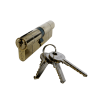 UAP Hi-Security 40/40 Anti-Snap Euro Double Cylinder Lock Brass