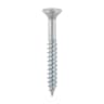 TIMco Twin-Thread Woodscrews Countersunk Head 10 Gauge 1'' L Box of 200