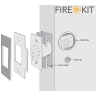 Codelocks Fire Kit for Mechanical and Electronic Digital Locks White